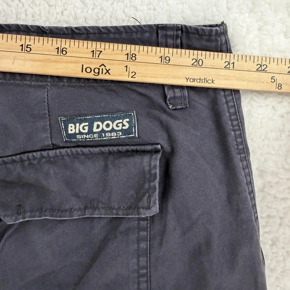 Big Dogs Cargo Shorts Mens 42 Blue Cotton Multi Pocket Casual‎ Outdoor Hiking